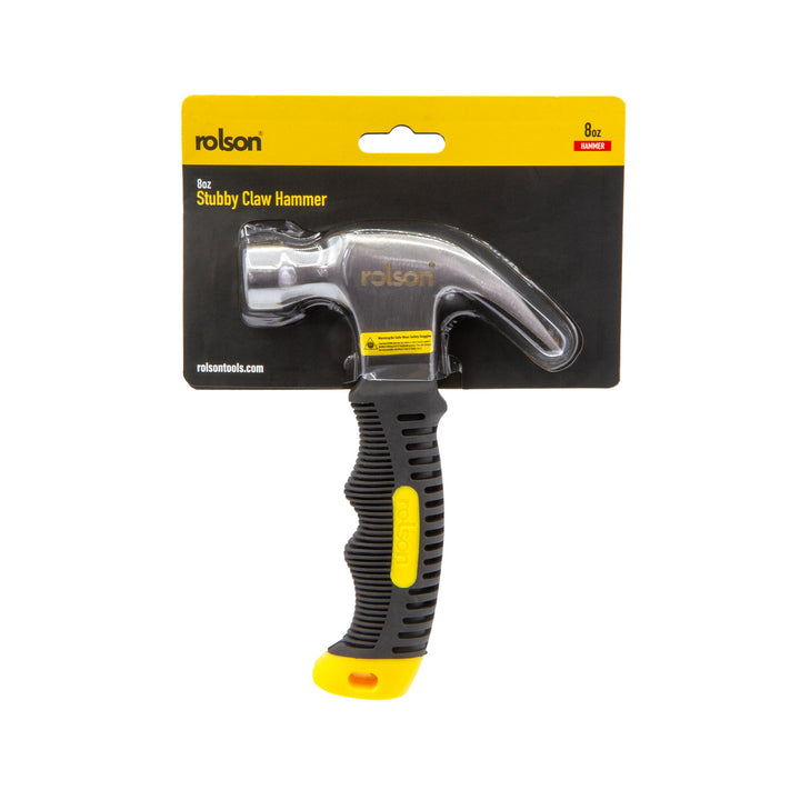8oz Stubby Claw Hammer by Rolson Tools