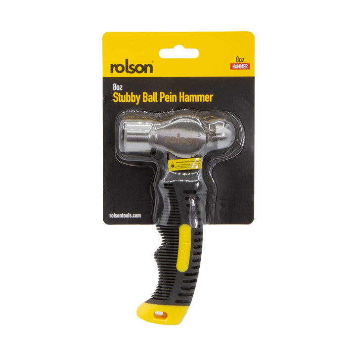 8oz Stubby Ball Pein Hammer by Rolson Tools