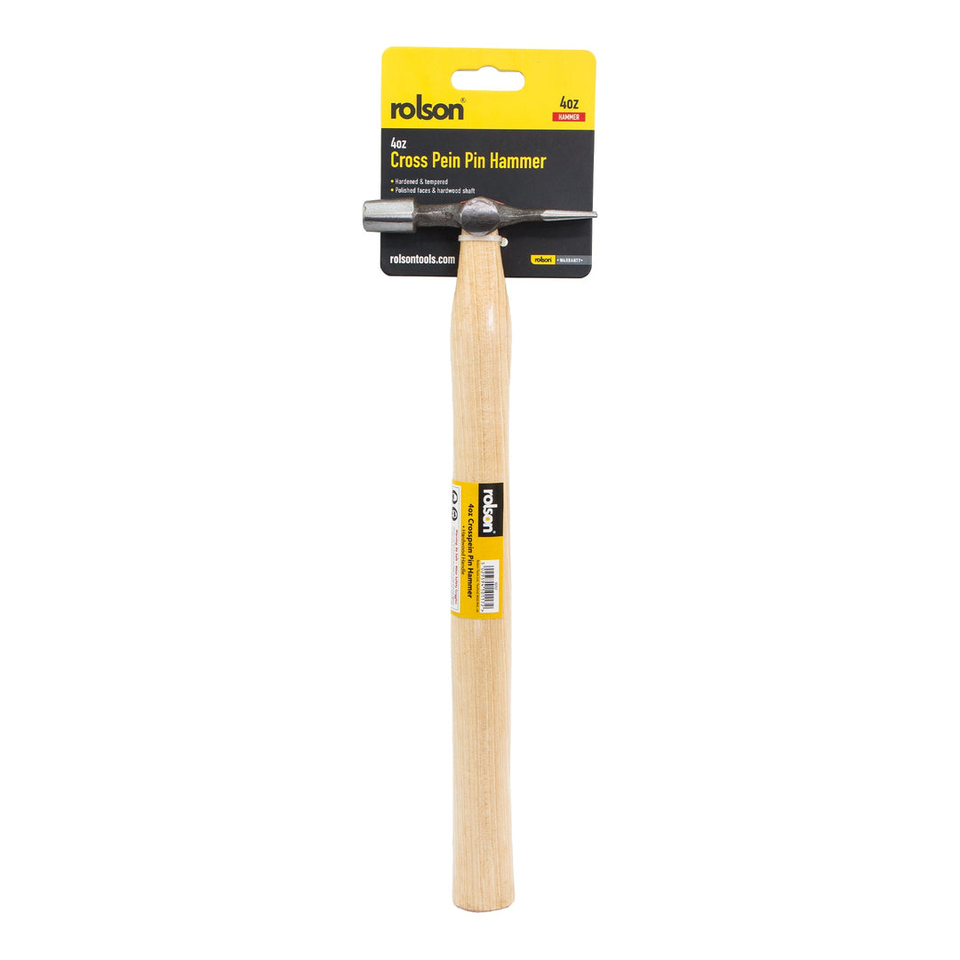 4oz Crosspein Pin Hammer Ashwood Shaft by Rolson Tools, image 2