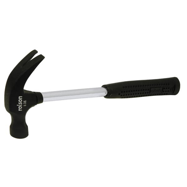 8oz Tubular Steel Claw Hammer by Rolson Tools at Klevaro