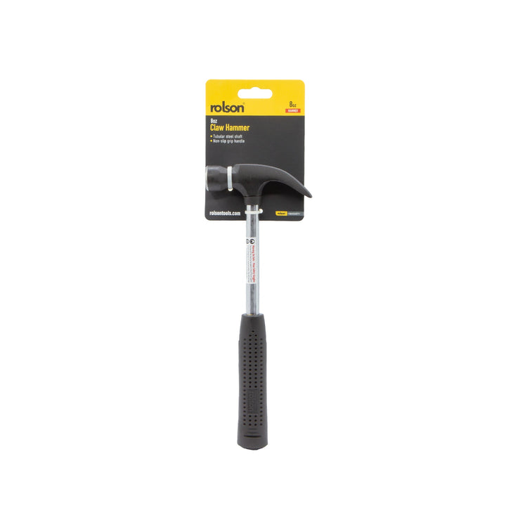 8oz Tubular Steel Claw Hammer by Rolson Tools, image 2