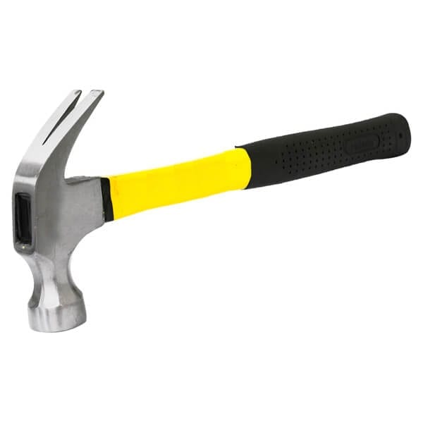 16oz Fibreglass Shaft Claw Hammer by Rolson Tools at Klevaro