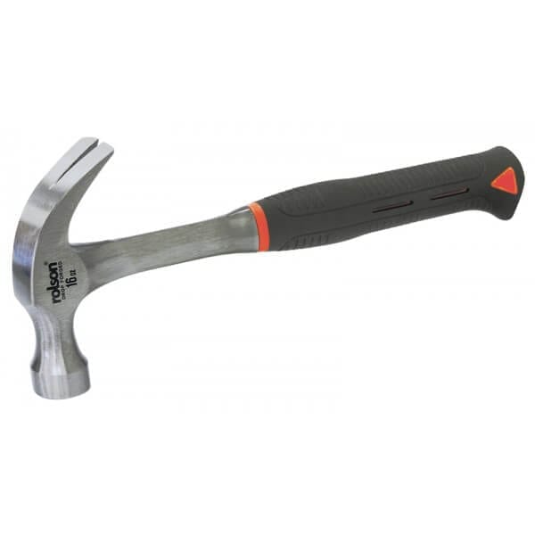 16oz Solid Forged Claw Hammer by Rolson Tools