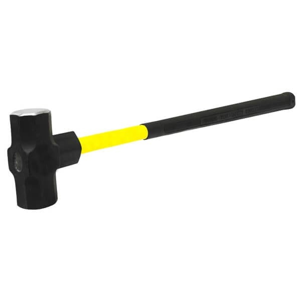 14lb Sledge Hammer Fibreglass Shaft by Rolson Tools
