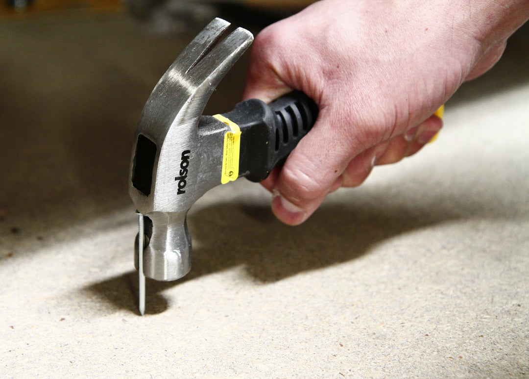 8oz Stubby Claw Hammer (CDU) by Rolson Tools