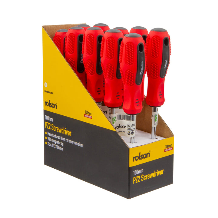 PZ2 x 100mm Screwdriver (CDU) by Rolson Tools