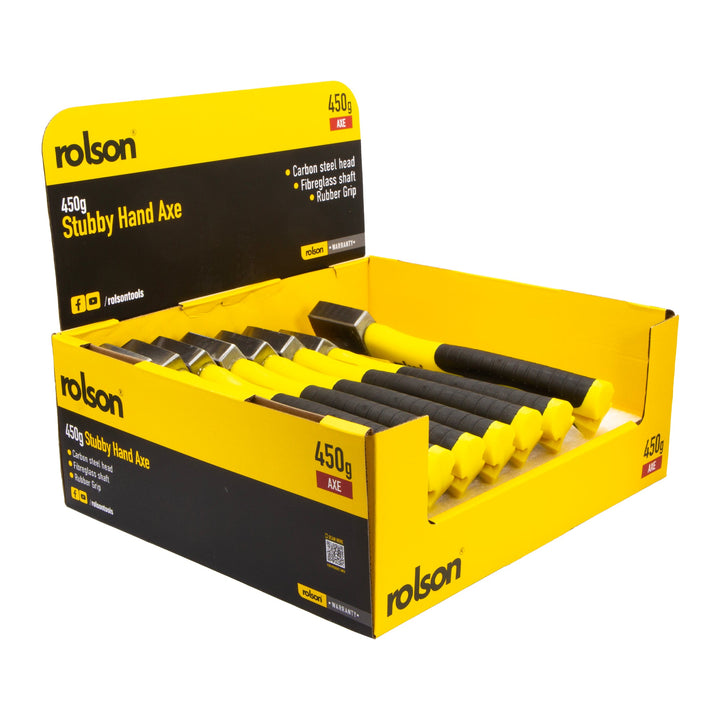 16oz Stubby Camping Axe by Rolson Tools