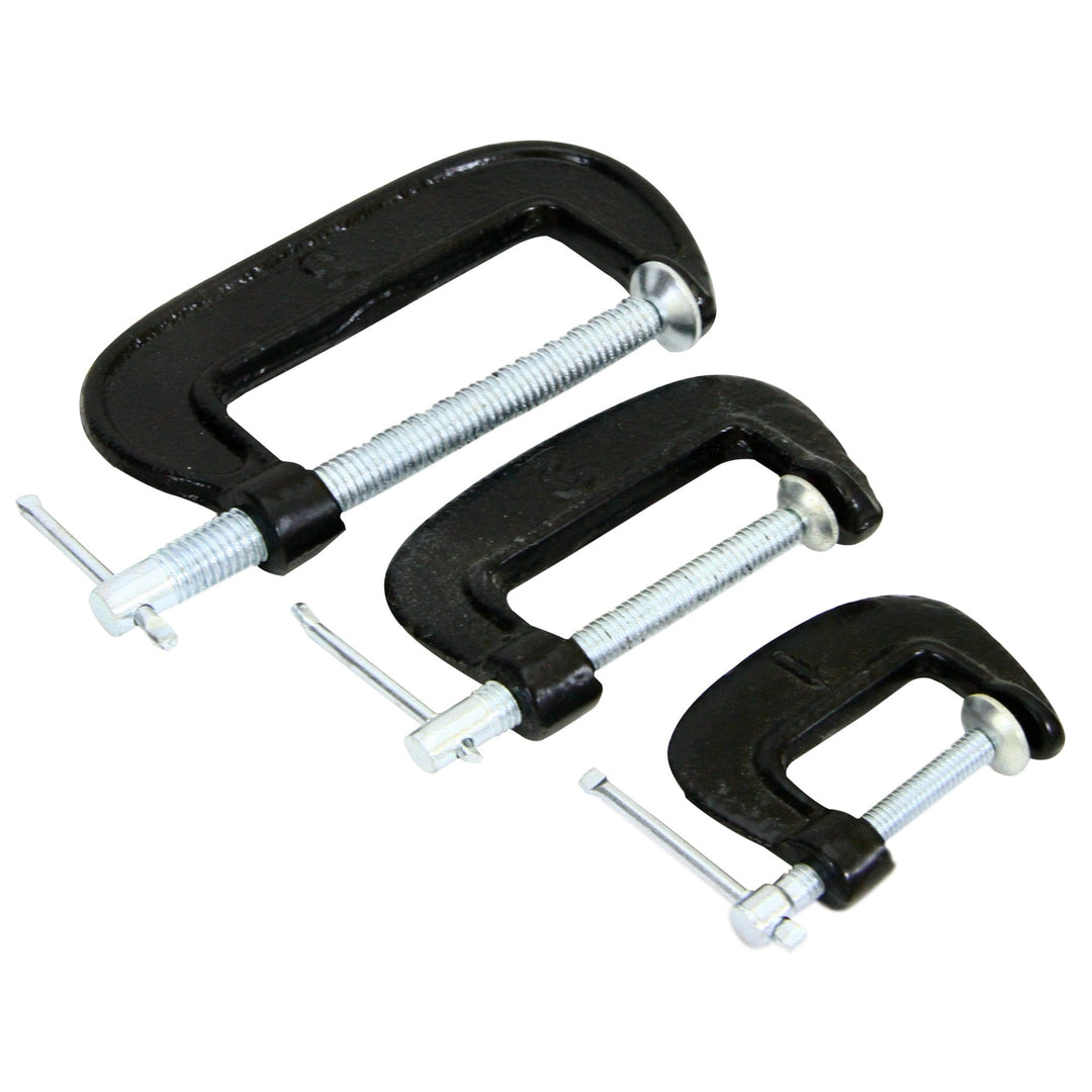 3 Piece G Clamp Set by Rolson Tools