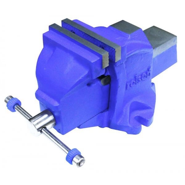 100mm Fixed Base Bench Vice by Rolson Tools