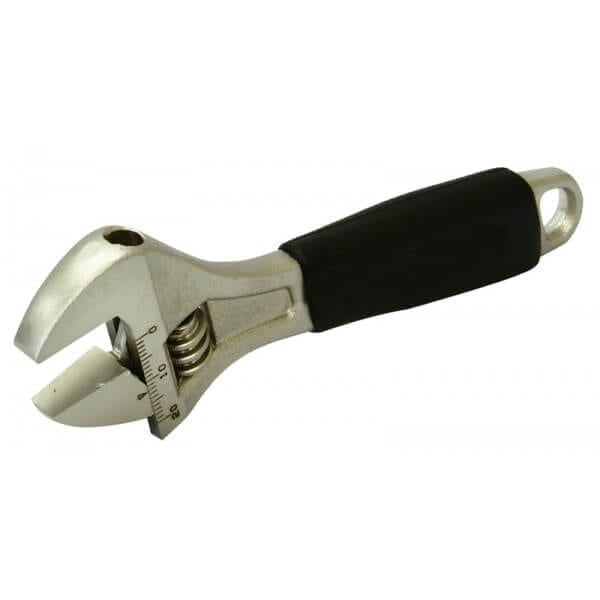 150mm Adjustable Wrench with Rubber Grip by Rolson Tools