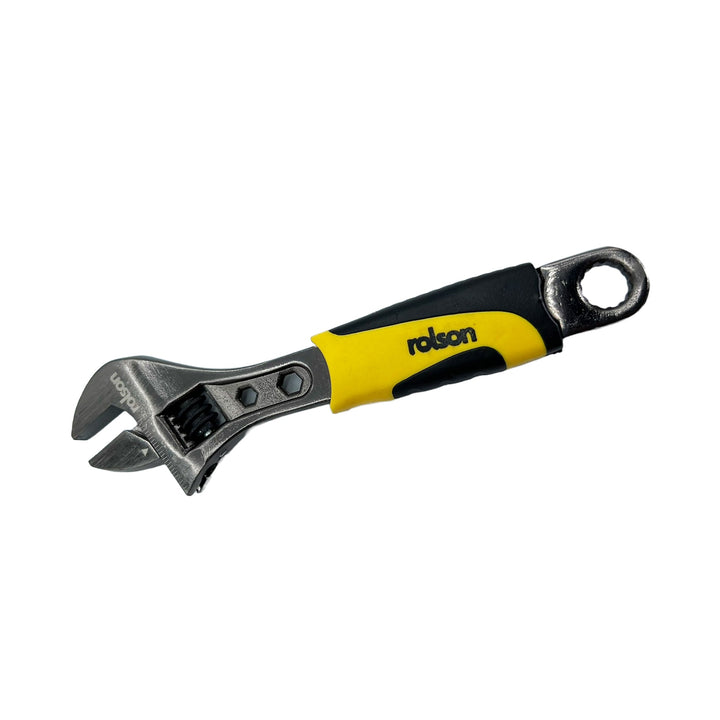 150mm Black Nickel Finish Adjustable Wrench by Rolson Tools at Klevaro