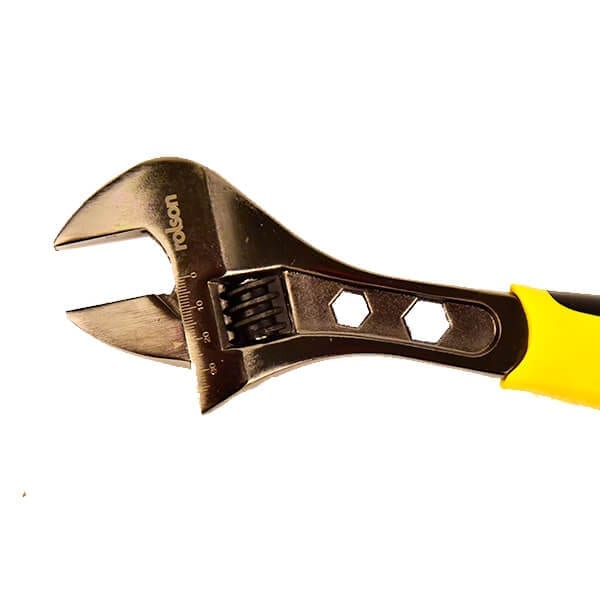 300mm Black Nickel Finish Adjustable Wrench by Rolson Tools, image 4