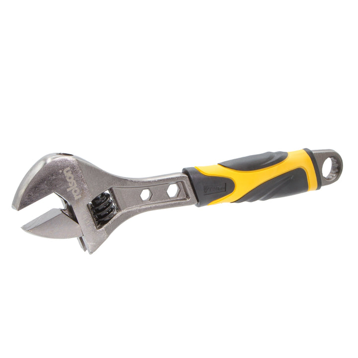 300mm Black Nickel Finish Adjustable Wrench by Rolson Tools at Klevaro