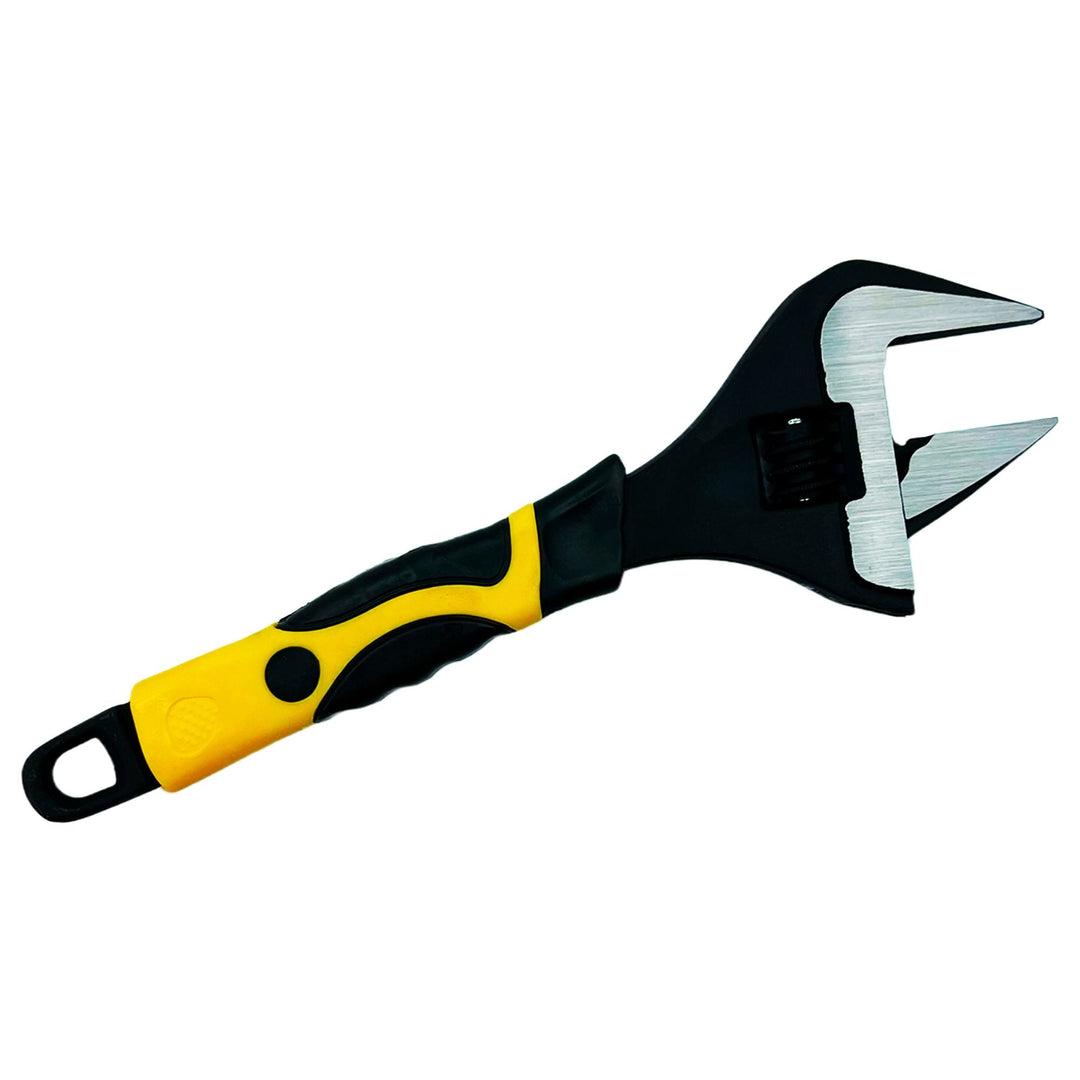 200mm Extra Wide Jaw Slimline Adjustable Wrench by Rolson Tools