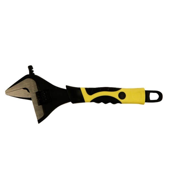 200mm Extra Wide Jaw Slimline Adjustable Wrench by Rolson Tools
