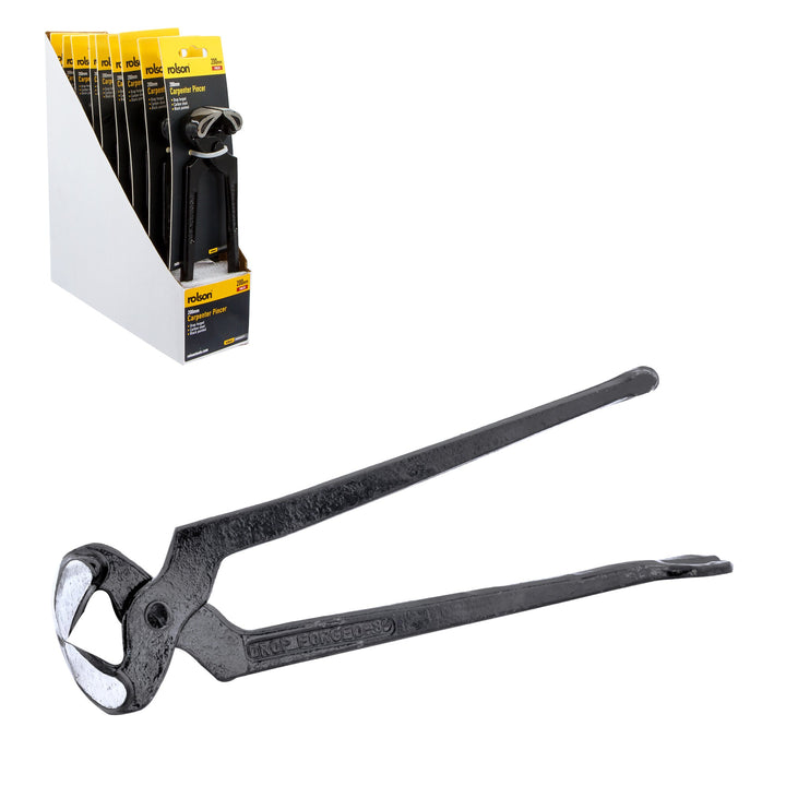 200mm Ball & Claw Carpenters Pincer by Rolson Tools at Klevaro