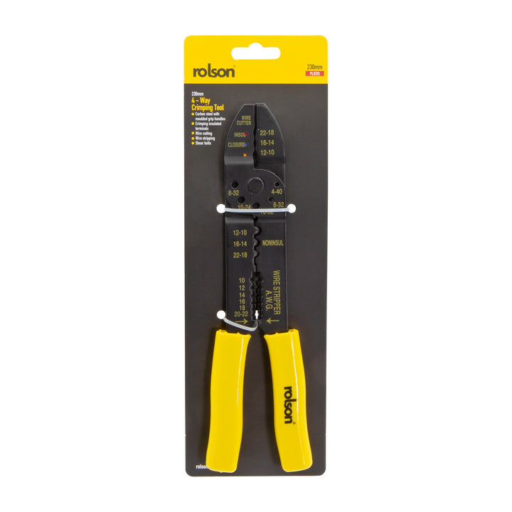 240mm Multi Purpose Crimping Tool by Rolson Tools