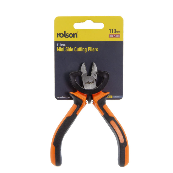 110mm Mini Side Cutting Pliers by Rolson Tools