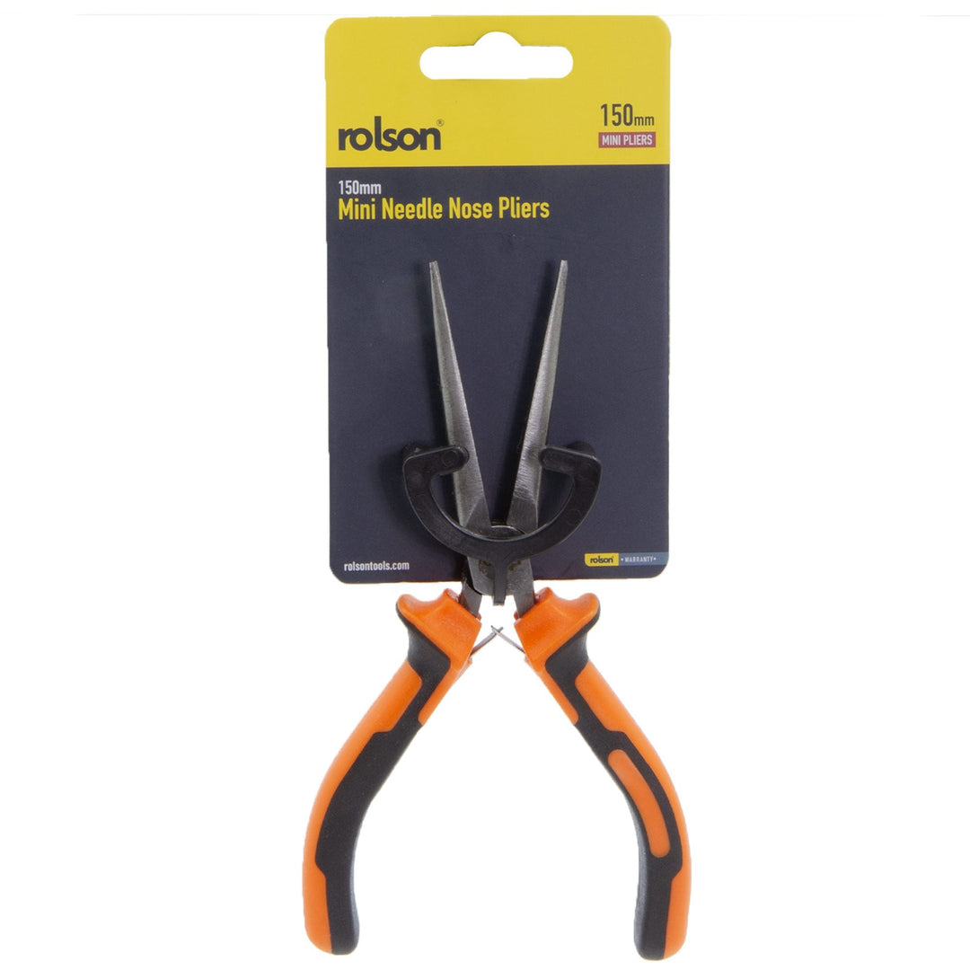 150mm Mini Needle Nose Pliers by Rolson Tools