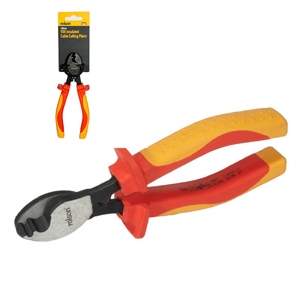 160mm VDE Insulated Cable Cutting Pliers by Rolson Tools