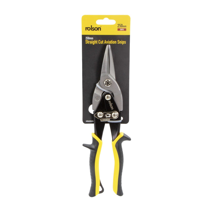 250mm Straight Cut Aviation Snips by Rolson Tools, image 2