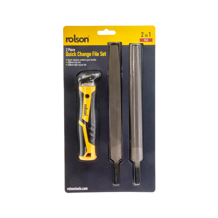 2-in-1 Quick Change File Set by Rolson Tools