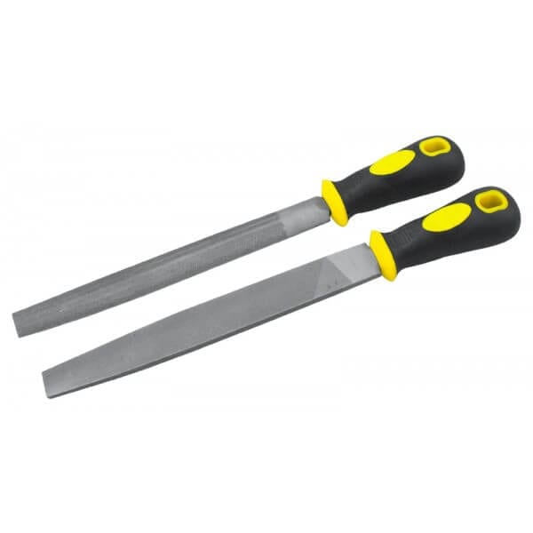 2 Piece 150mm File Set by Rolson Tools