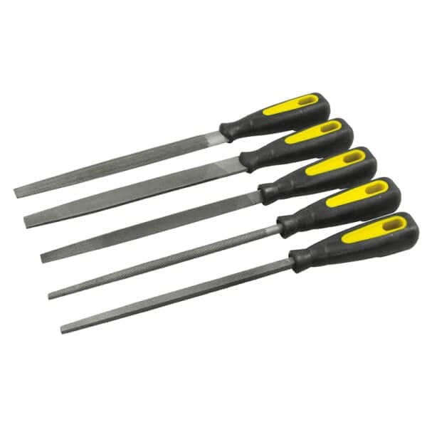 5 Piece 200mm Engineers File Set by Rolson Tools