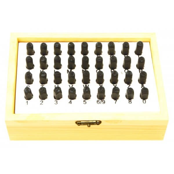 36 Piece Letter and Number Stamp Set by Rolson Tools