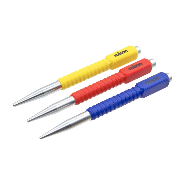3 Piece Nail Punch Set by Rolson Tools