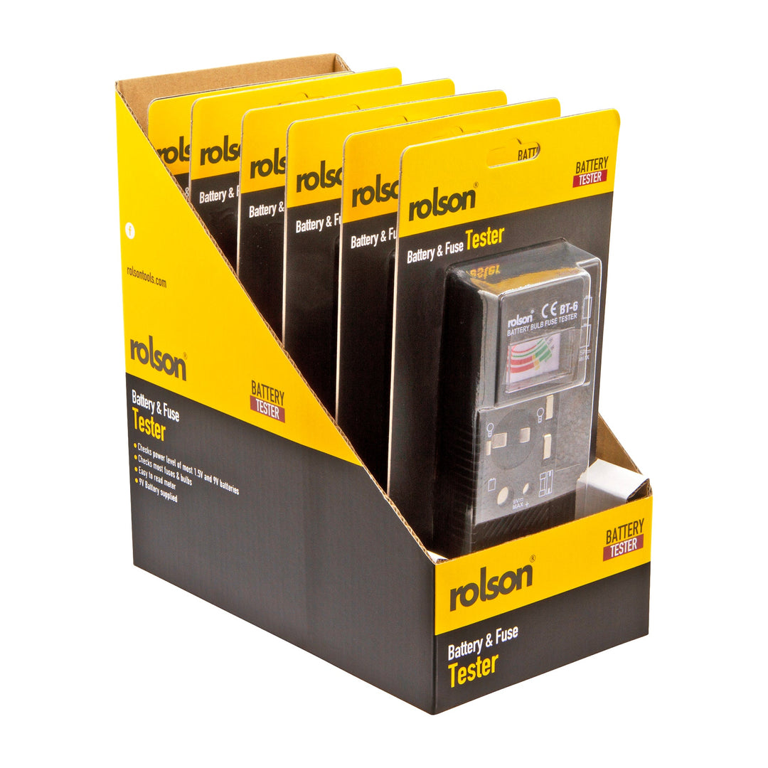 Battery, Bulb & Fuse Tester by Rolson Tools