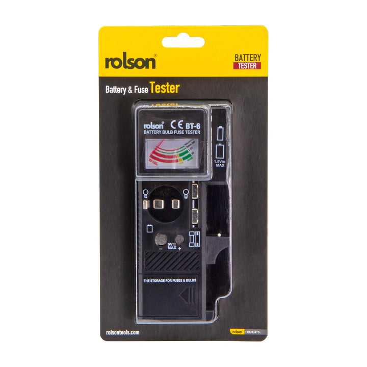Battery, Bulb & Fuse Tester by Rolson Tools
