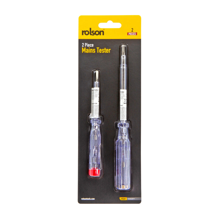 2 Piece Mains Tester by Rolson Tools