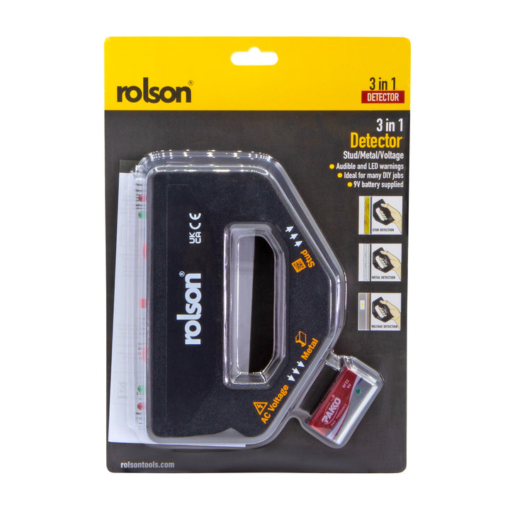 3 in 1 Detector by Rolson Tools