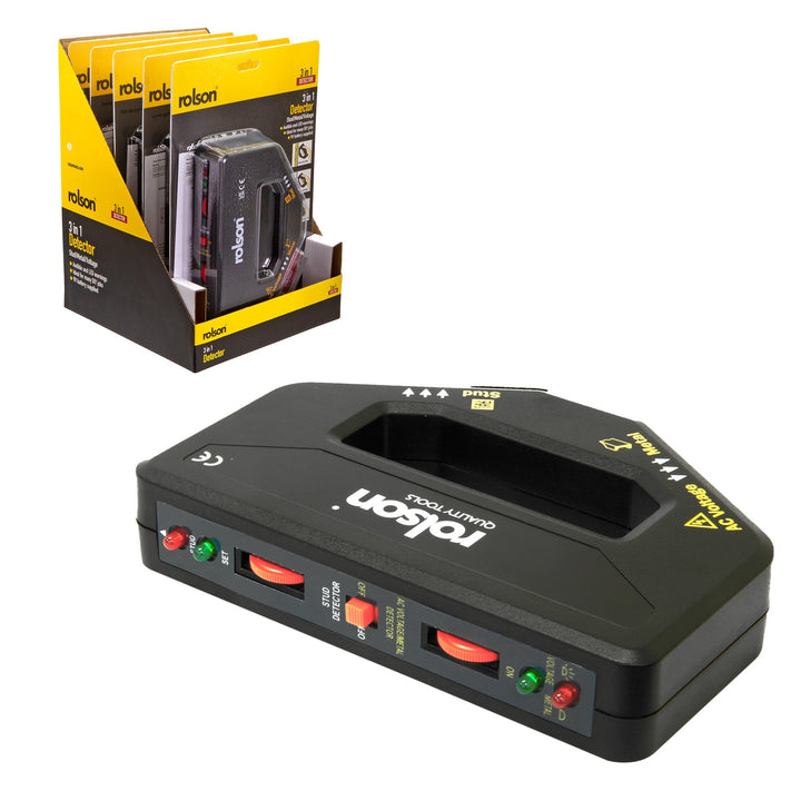 3 in 1 Detector by Rolson Tools