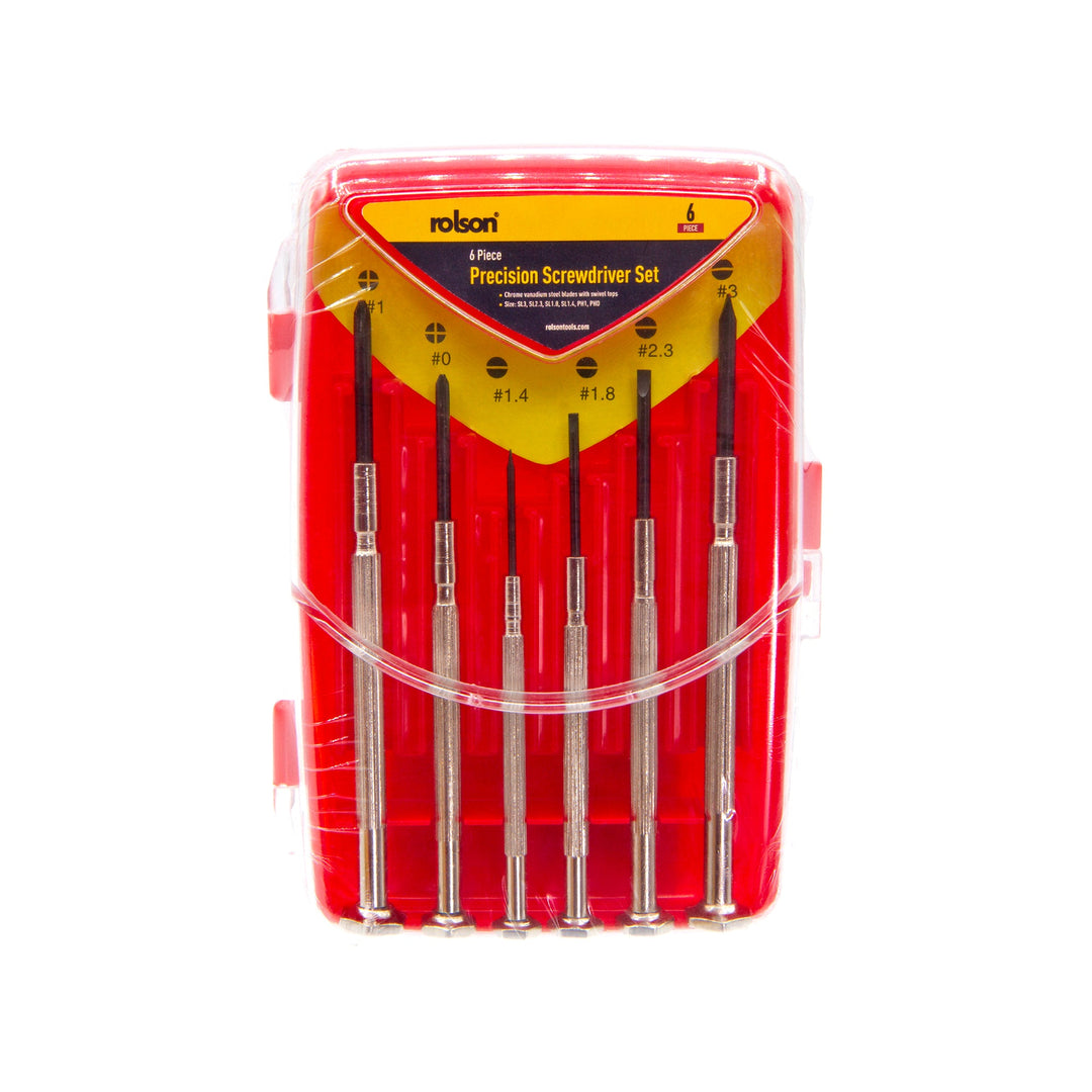 6 Piece Precision Screwdriver by Rolson Tools