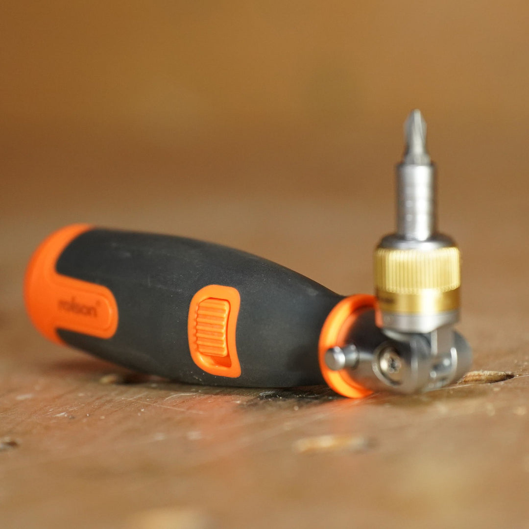 10-in-1 Flexi-Ratchet Screwdriver & Bits by Rolson Tools