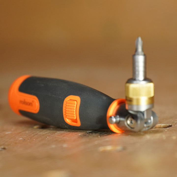 10-in-1 Flexi-Ratchet Screwdriver & Bits by Rolson Tools