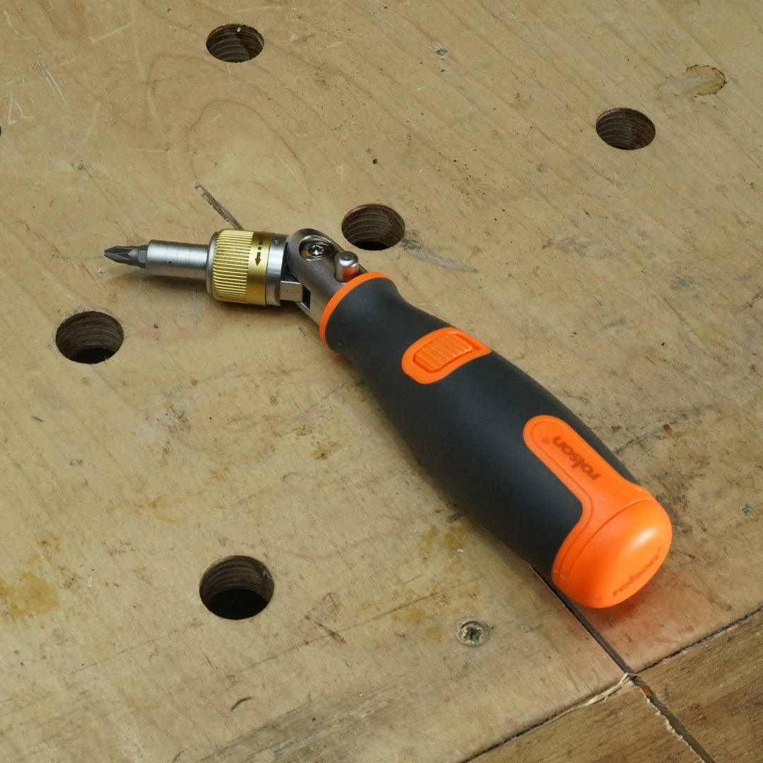 10-in-1 Flexi-Ratchet Screwdriver & Bits by Rolson Tools