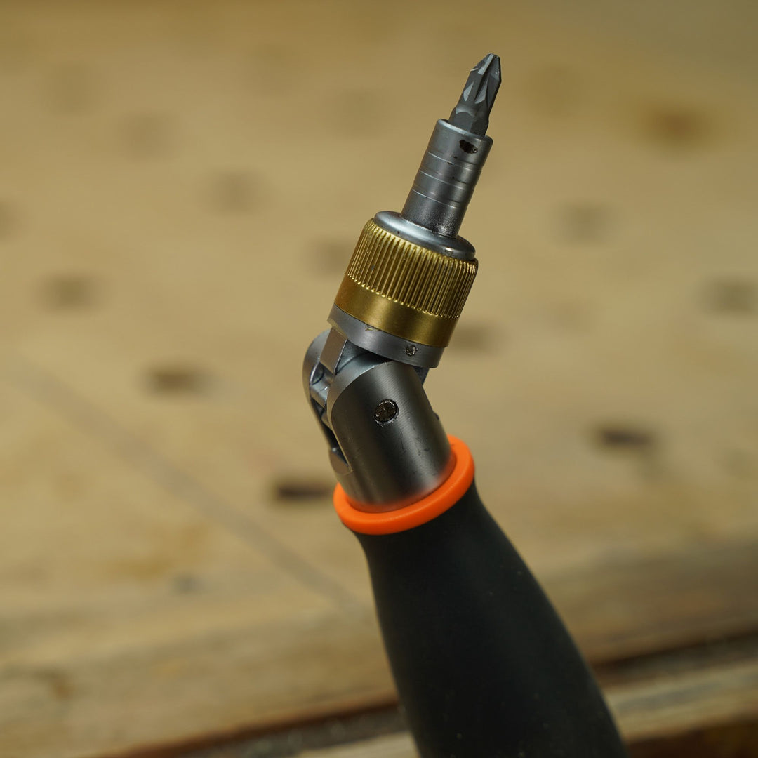 10-in-1 Flexi-Ratchet Screwdriver & Bits by Rolson Tools