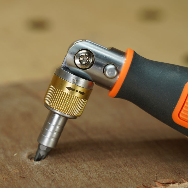 10-in-1 Flexi-Ratchet Screwdriver & Bits by Rolson Tools