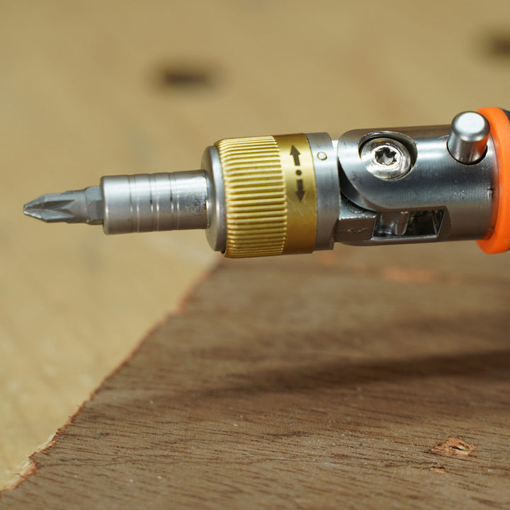 10-in-1 Flexi-Ratchet Screwdriver & Bits by Rolson Tools