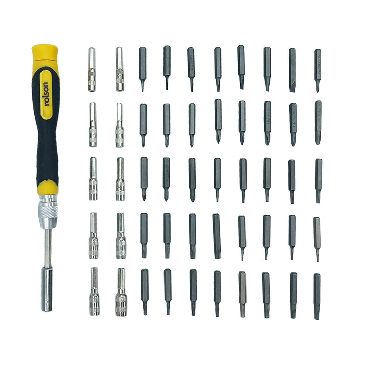 51 Piece Precision Screwdriver & Bit Set by Rolson Tools