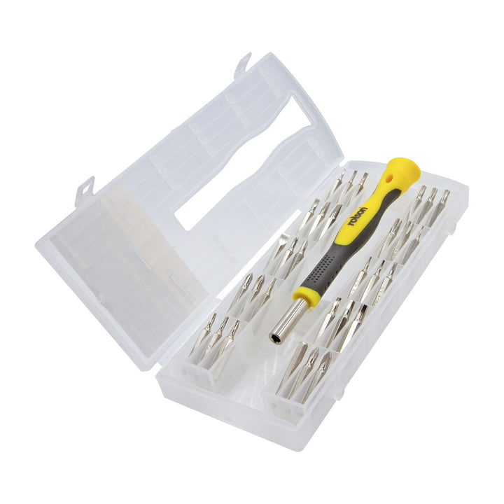 31 Piece Precision Screwdriver & Bit Set by Rolson Tools