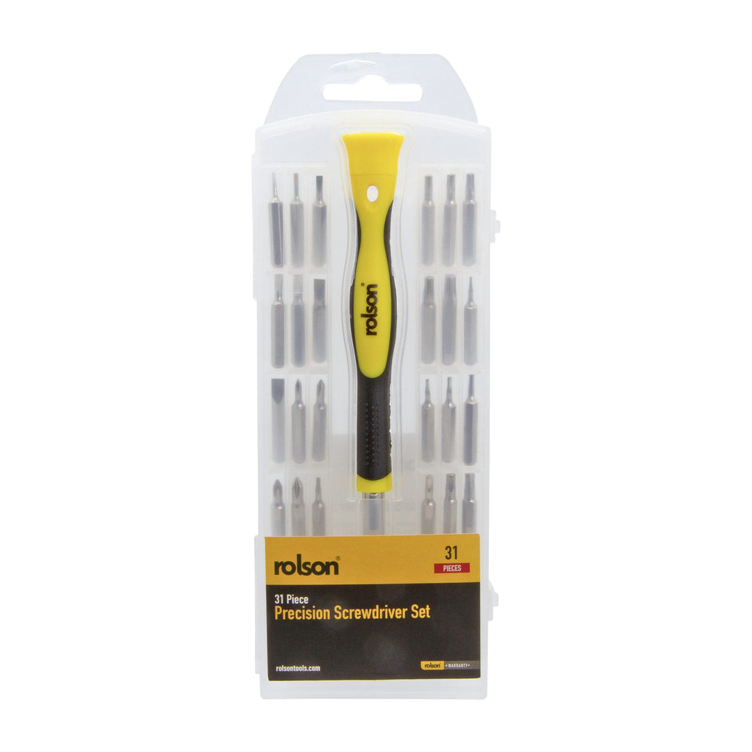 31 Piece Precision Screwdriver & Bit Set by Rolson Tools