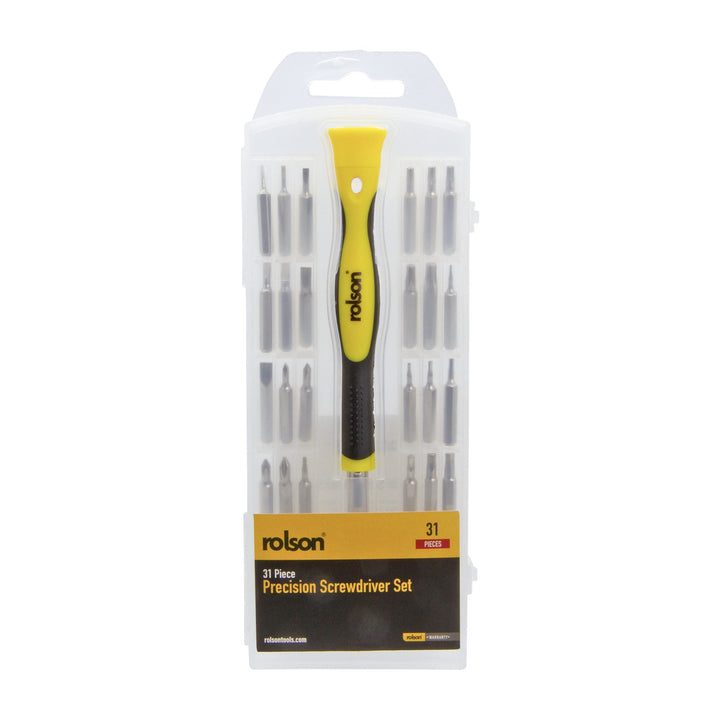 31 Piece Precision Screwdriver & Bit Set by Rolson Tools