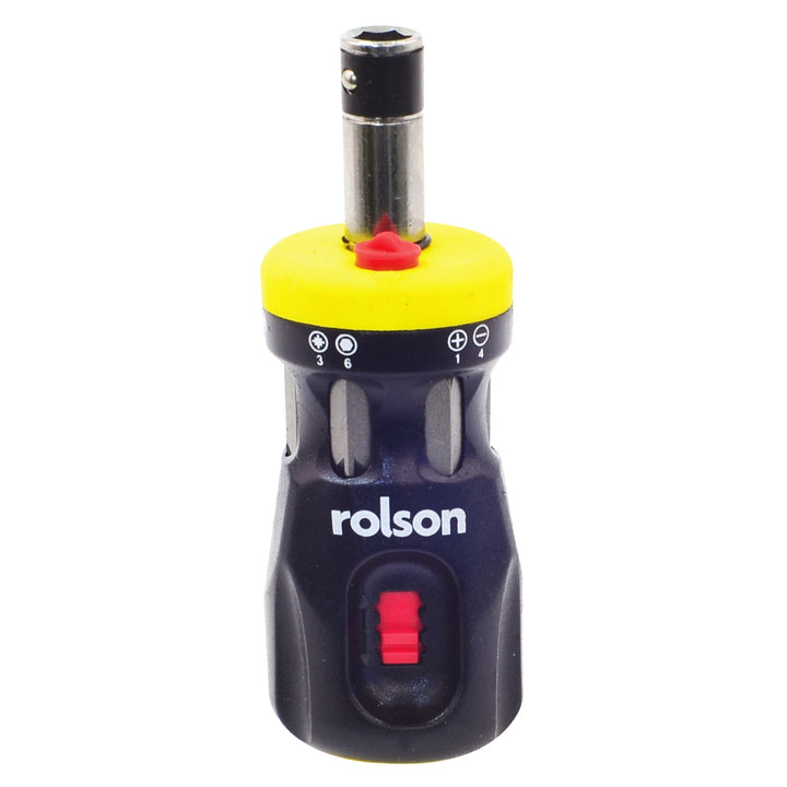 12-in-1 Stubby Ratchet Screwdriver by Rolson Tools