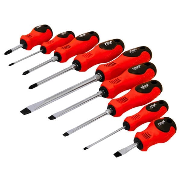 9 Piece Screwdriver Set by Rolson Tools