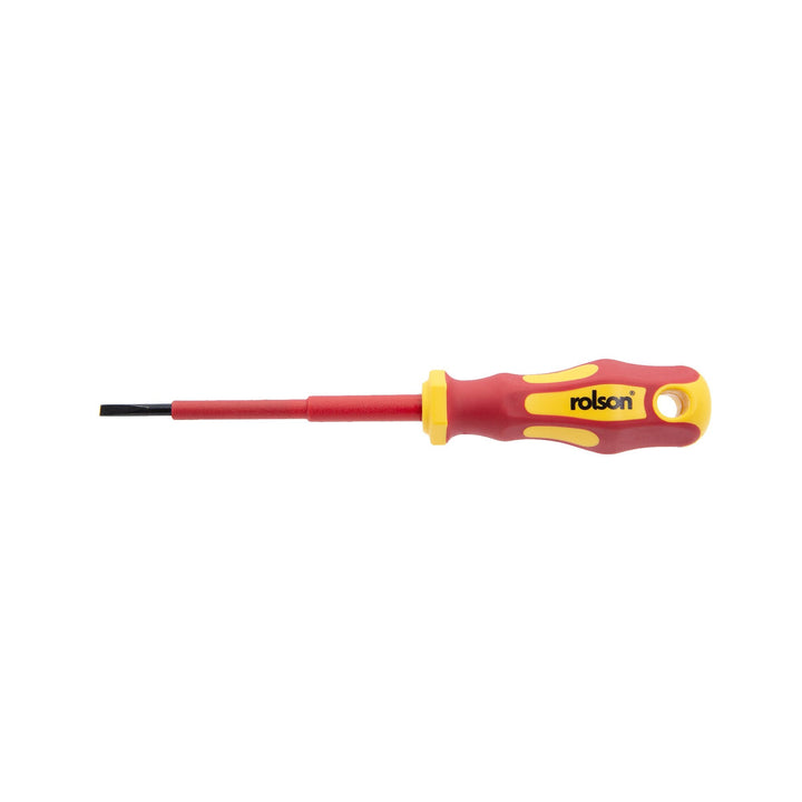 3 x 75mm Slotted VDE Screwdriver by Rolson Tools