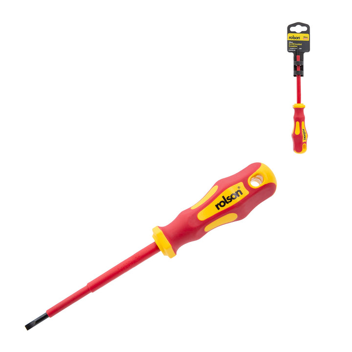 4.0 x 100mm VDE Insulated Screwdriver by Rolson Tools